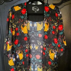 Beauty and Beast Sheer Kimono